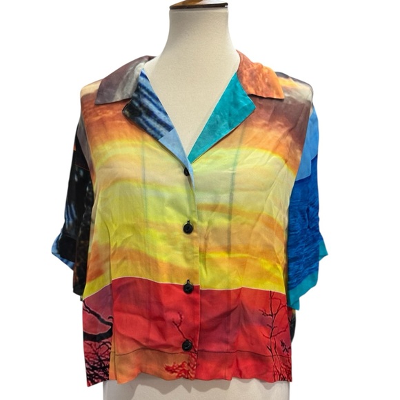 rag & bone Multicolor Sunset Button Down Shirt - Picture 2 of 5